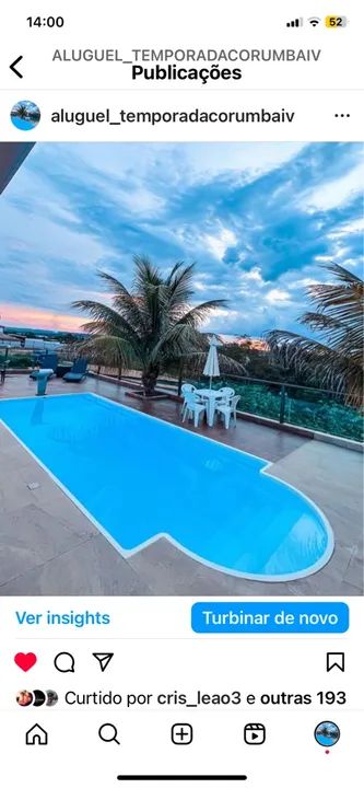 Casa Temporada Corumbá - Piscina e Churrasqueira