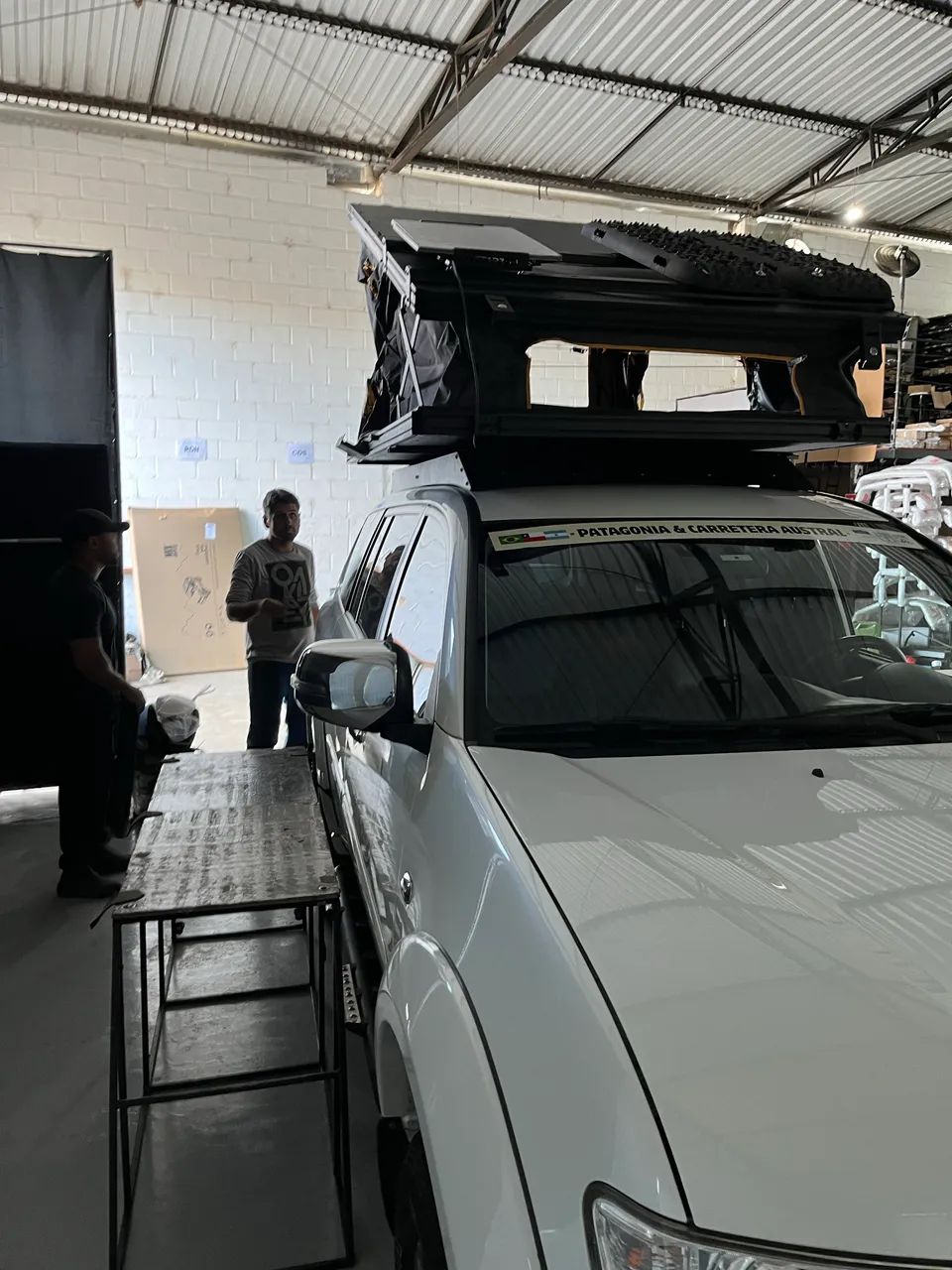 Barraca de teto mkk 140 e toldo asa de morcego - Foto 4