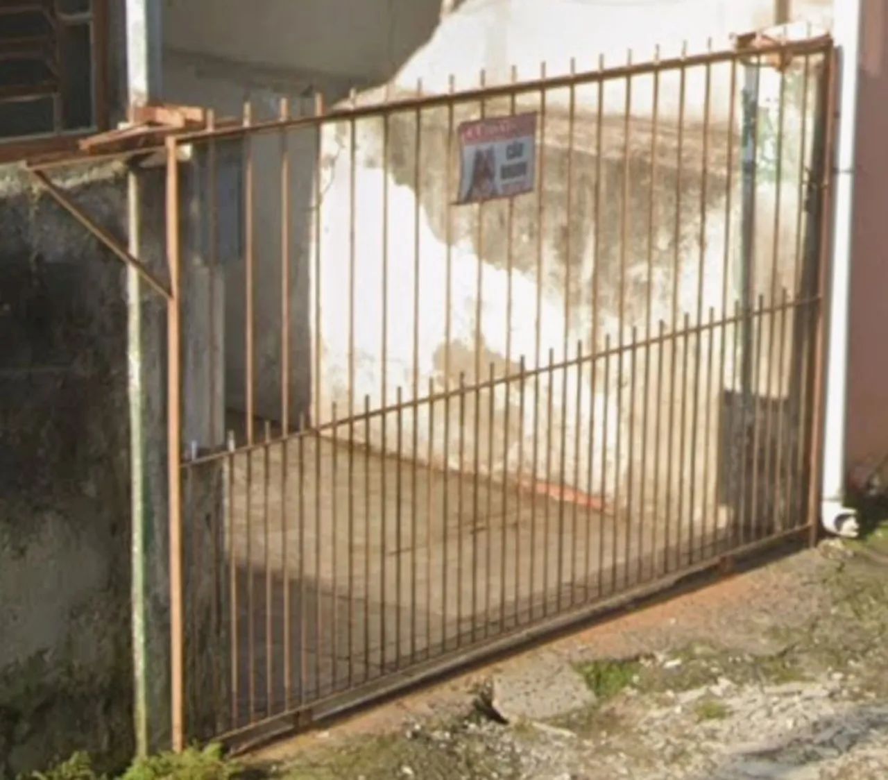 PORTÃO GRADE DE CORRER COM BATENTE - BARRAS MACIÇAS QUADRADAS - Foto 4