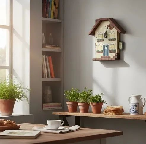 Relógio De Parede Decorativo - Artesanato - Foto 4