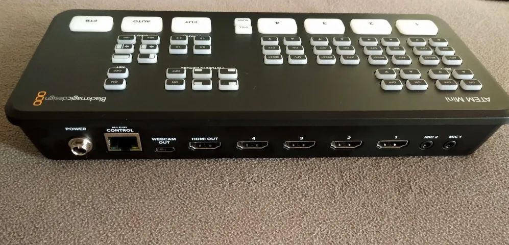 Blackmagic Atem Mini Live Stream Switcher HDMI Mesa Corte Video - Foto 4