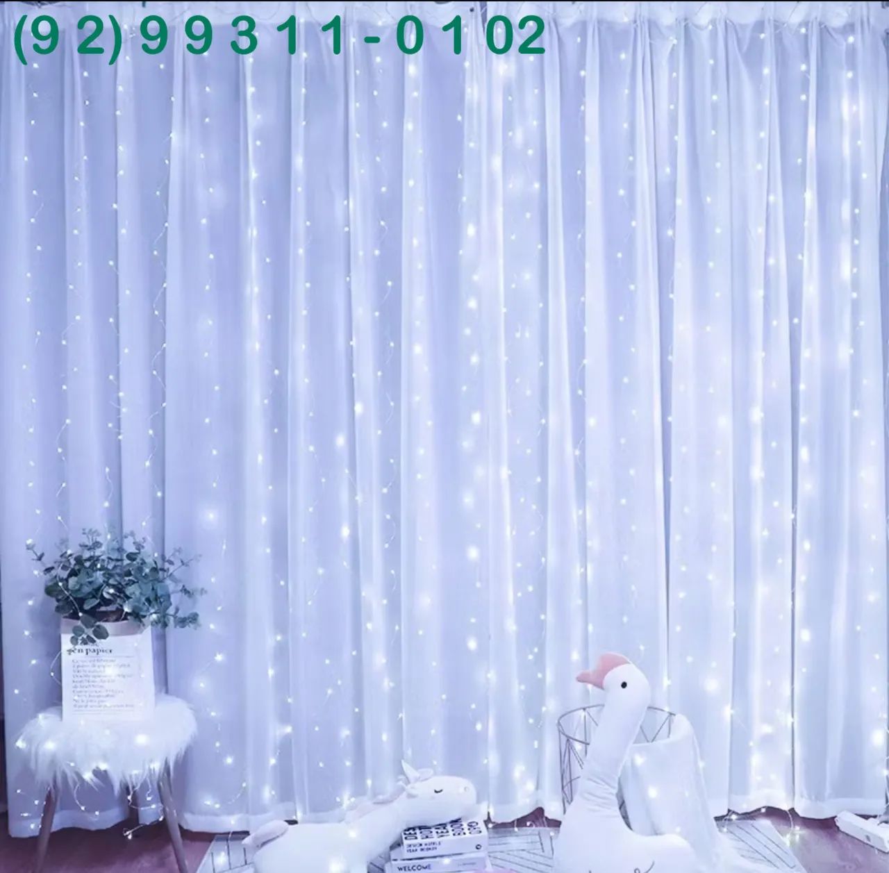 Cortina de LEDs 3 x 2,5m - 392Leds - Foto 3