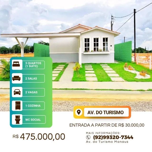 Casa com 3 dorm. prox. a Ponta Negra.