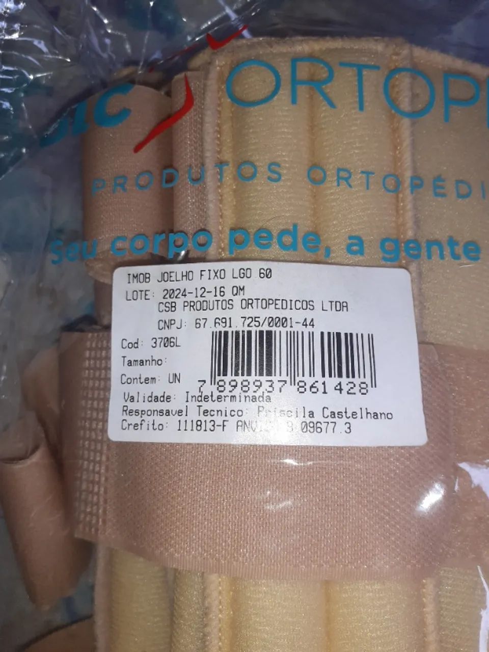 Imobilizador total de perna pós cirugica - Foto 2