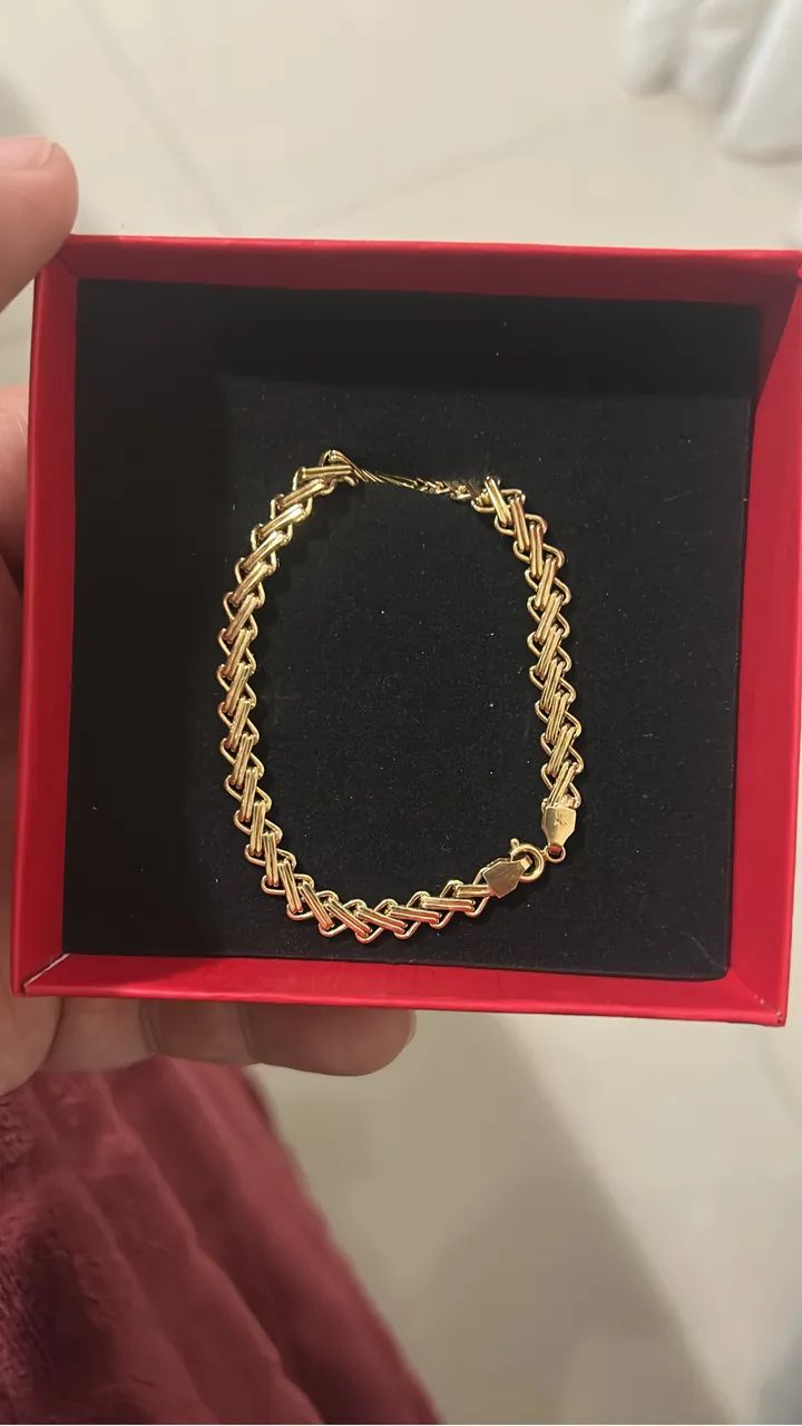 Pulseira de Ouro 20cm - 6,5g e 7,25g - Foto 2