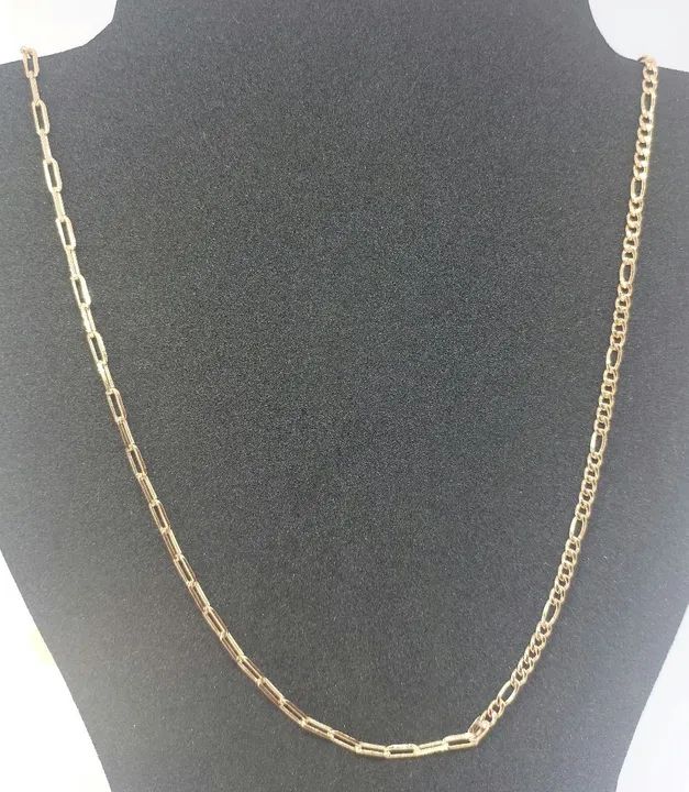 Colar choker banhado a Ouro com elos pequenos e diferentes  - Foto 5