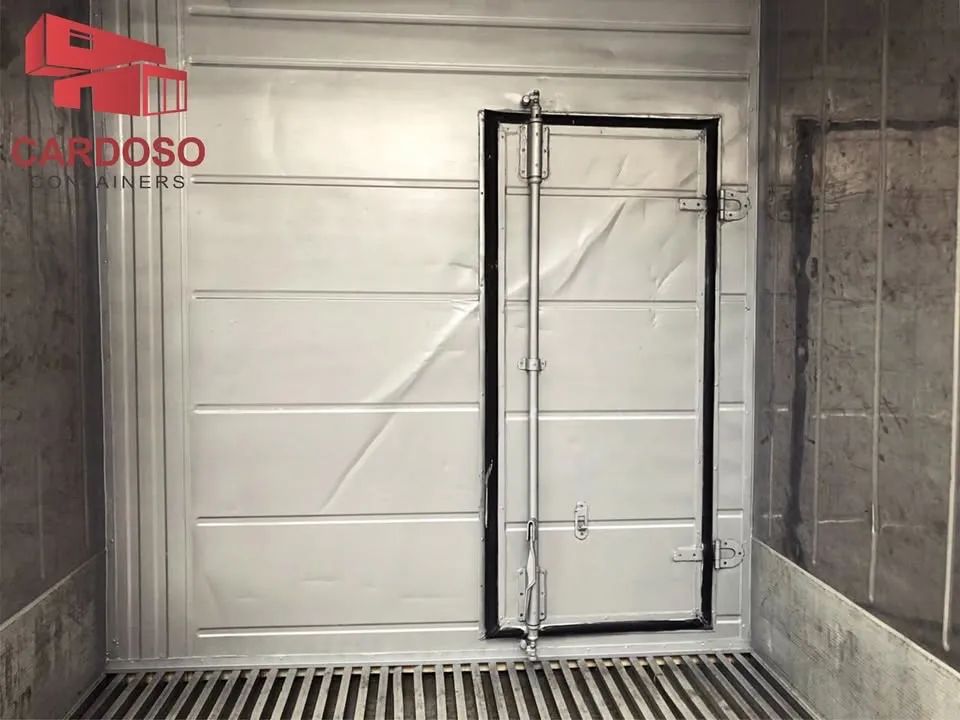 Container 6 metros com divisoria e motor perfeito  - Foto 6