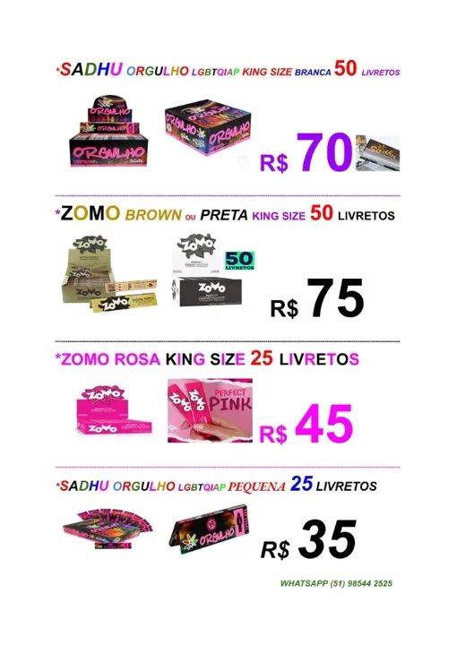 Caixa 50 Unids Brown ou Branca Grande a Melhor Veja Itens P/ Revenda Entregamos - Foto 3