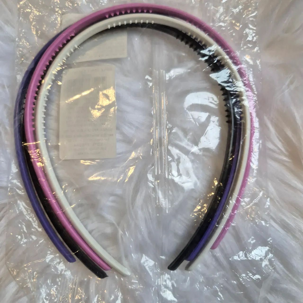 Kit de 04 tiaras lisas de cabelo