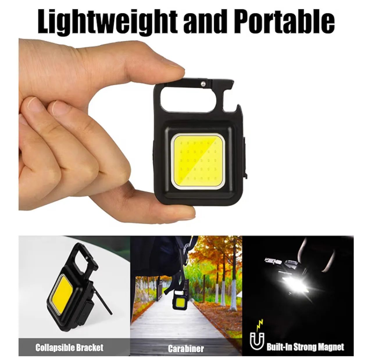 Lanterna Recarregável LED Super Potente - Iluminação Imbatível