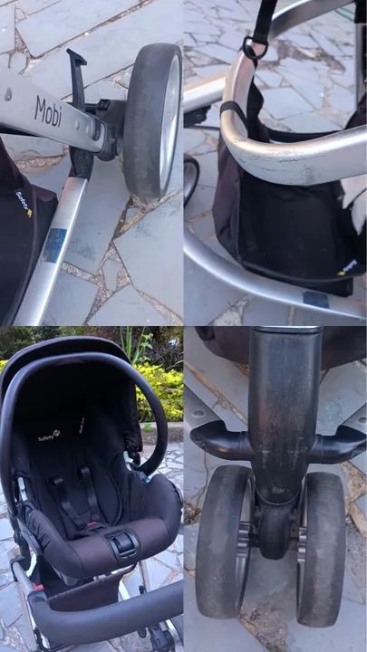 Carrinho Moisés com bebê conforto  - Foto 5