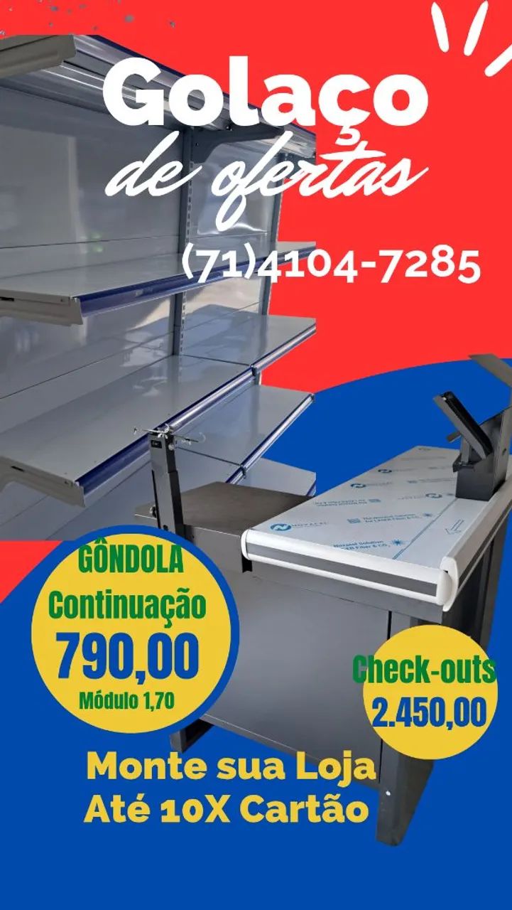GONDOLA CONTINUAÇÃO DA SA PAREDE - Foto 2