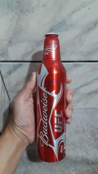 Garrafas De Alumínio Budweiser - Pra Colecionadores (12 Unidades/Vazias/Envio Por OLX Pay) - Foto 2