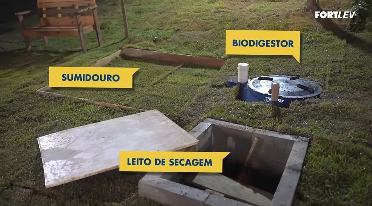 Instalação de biodigestor 