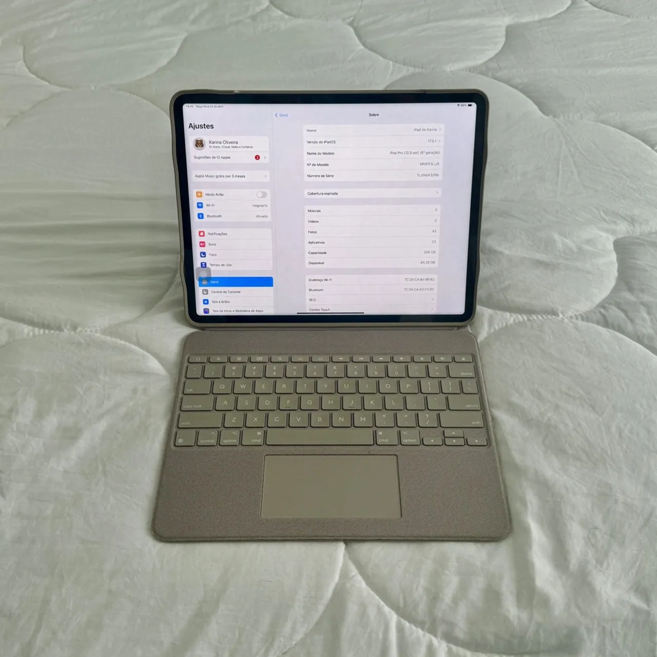 Ipad PRO M2 + Teclado + Caneta