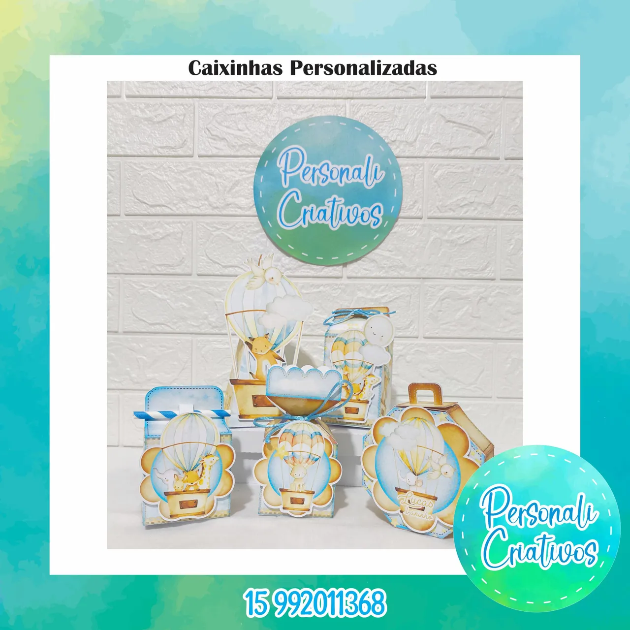 Caixa para Lembrancinhas - Fazemos de todos os temas