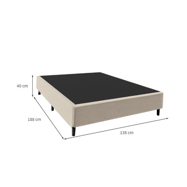 Cama de Casal e Base para Cama Box Casal Stella - Foto 4