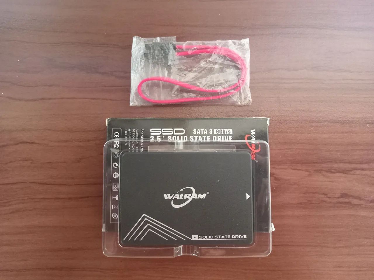 SSD SATA III 120GB + Cabo SATA 
