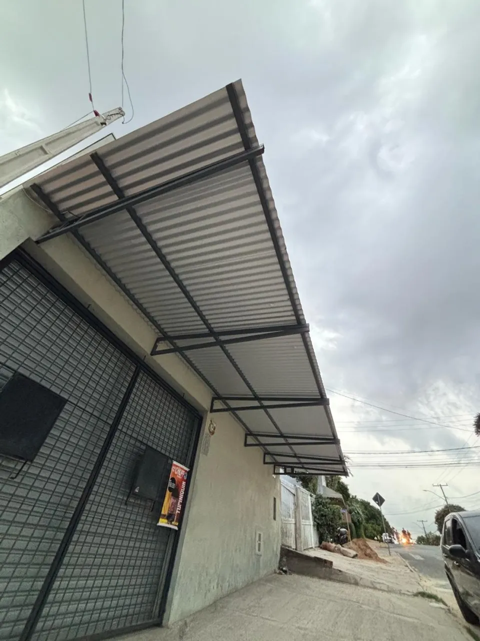 Cobertura de Telhas para Área Externa