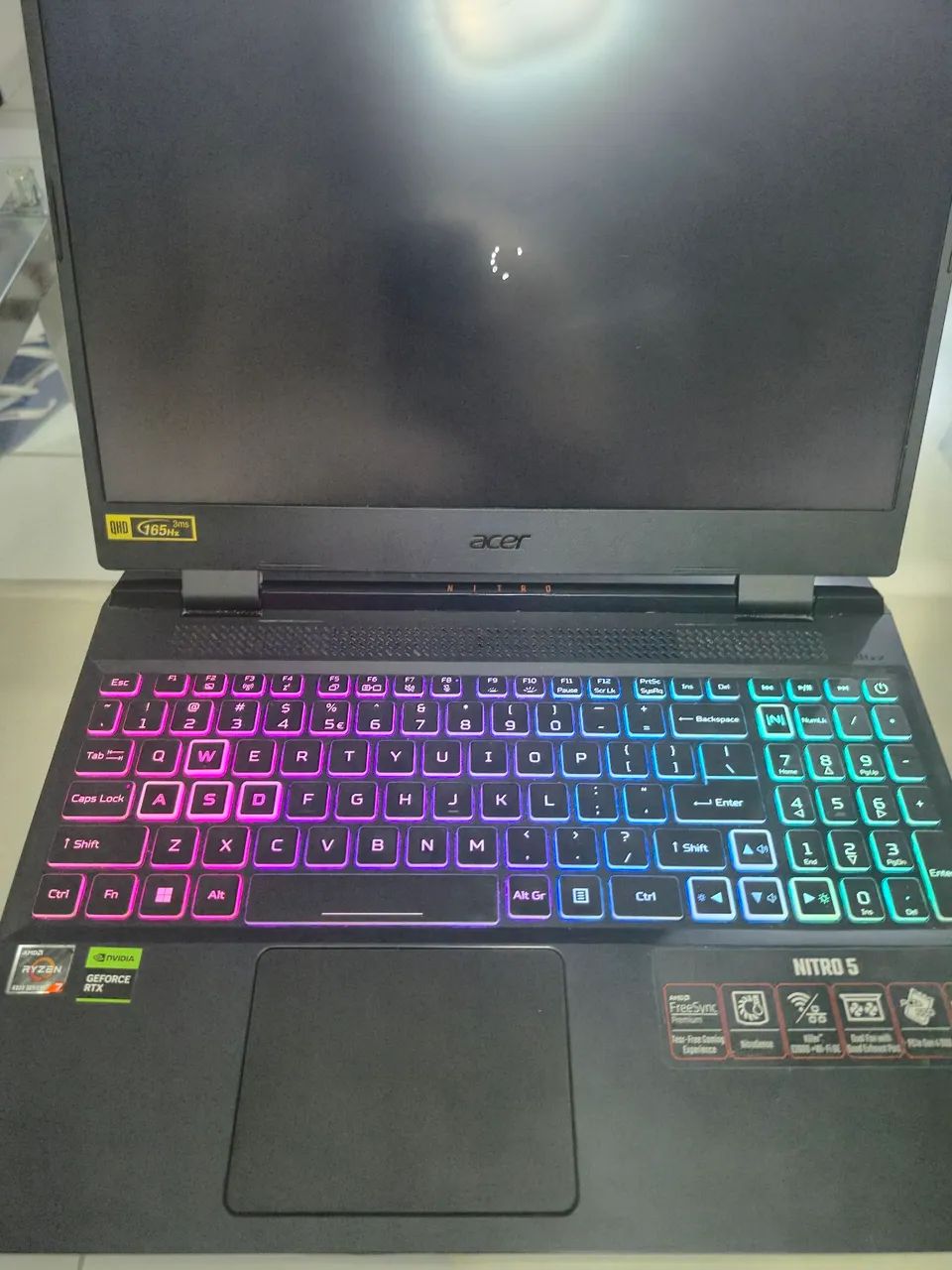 Notebook Gamer Acer Nitro 5 AN515-46 com resolução 2k, 16gb, Nvidia 3070ti e 1tb de ssd - Foto 2