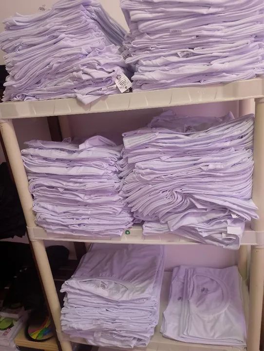 Camiseta Branca - Poliéster - P ao GG - Foto 4