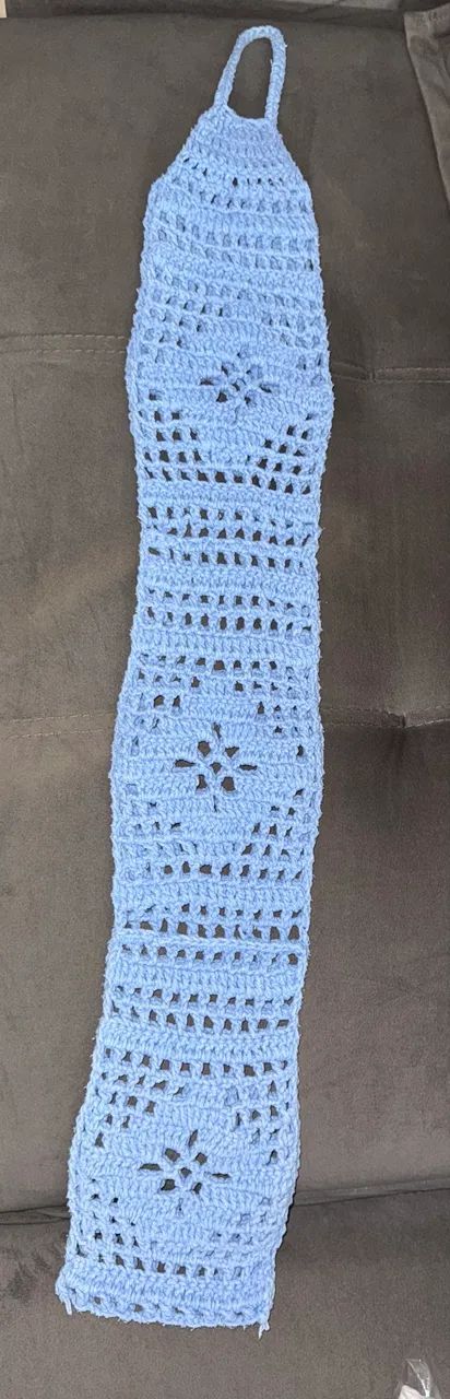 Porta papel higiênico crochê 