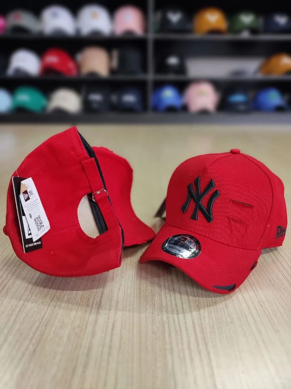 Boné New York Yankees Vermelho