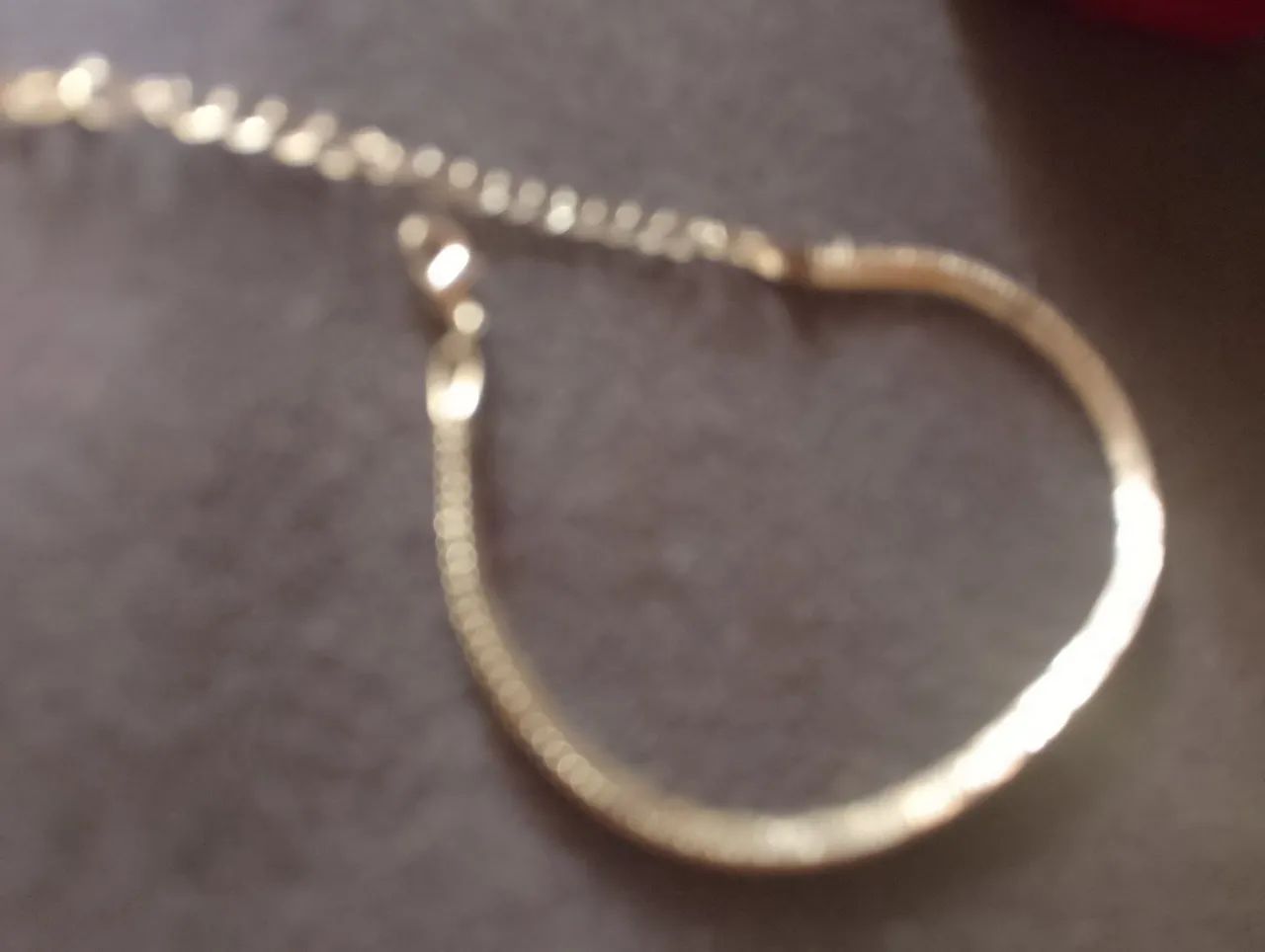 Pulseira de corrente fina dourada - Foto 5