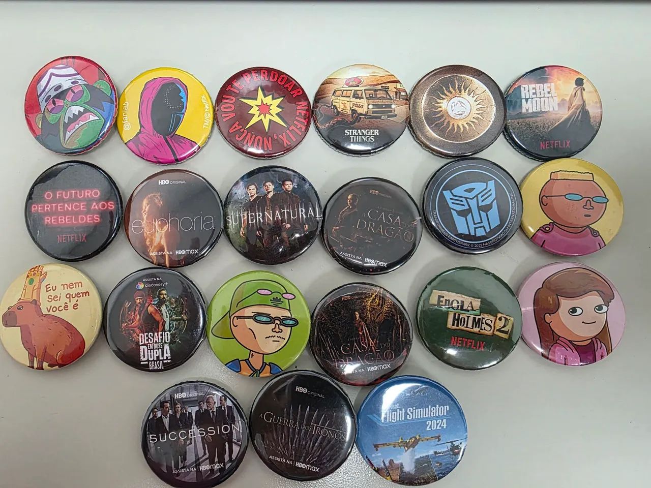Botons diversos temas  e de eventos como CCXP, D23, TUDUM - Foto 2