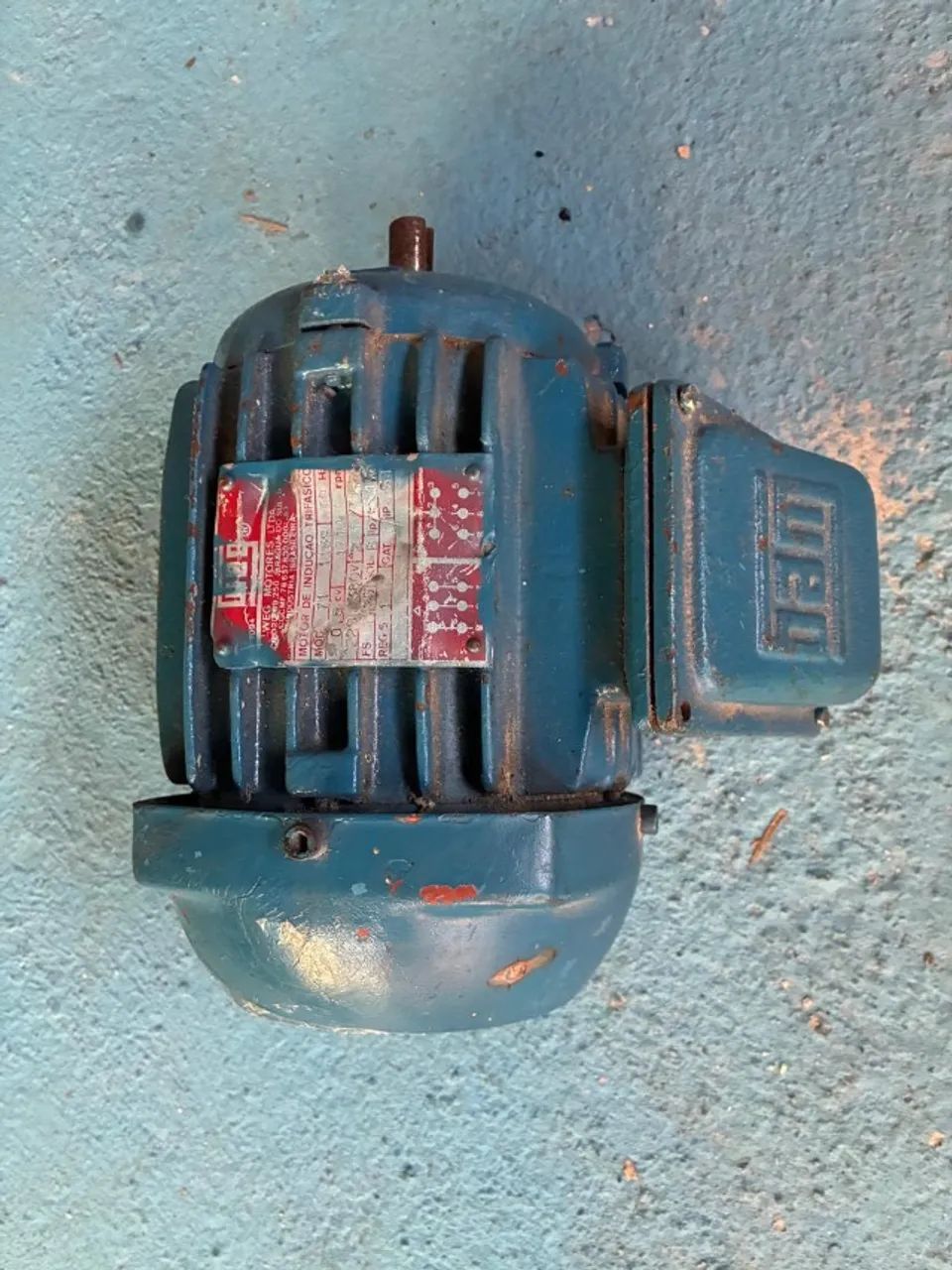 motor blindado o,5hp 1/2hp alta rotação 220v