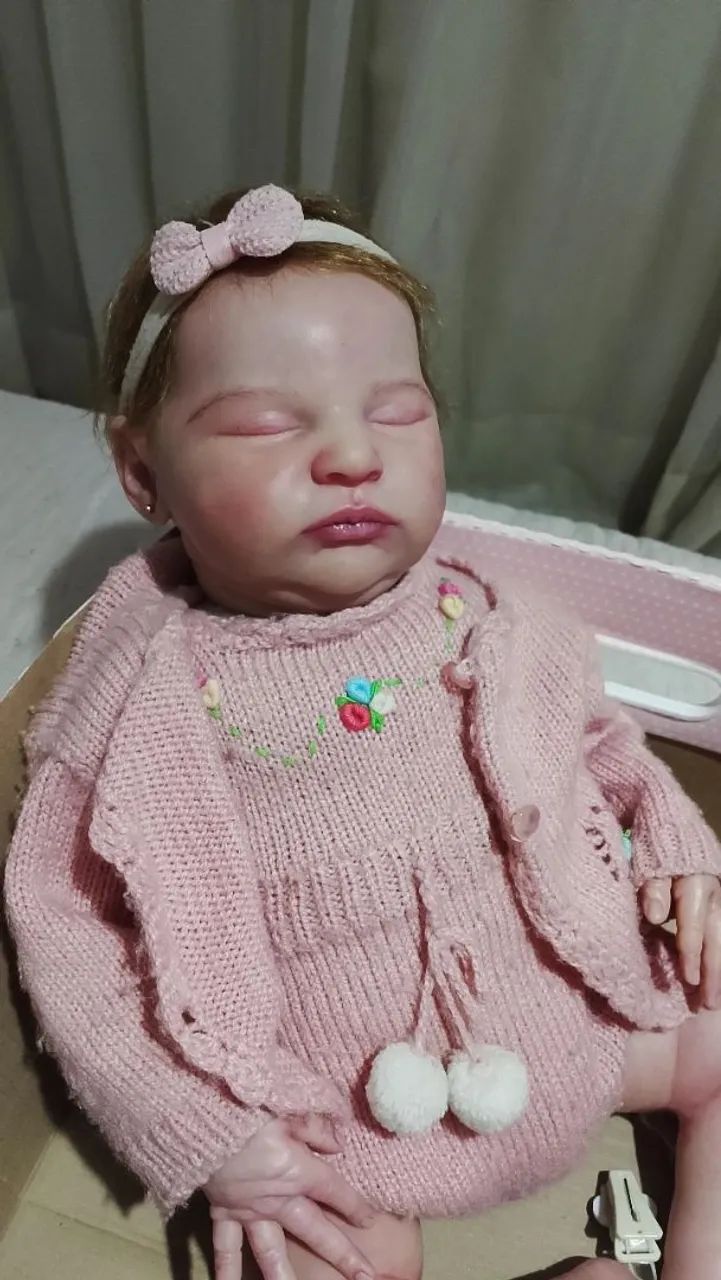 Boneca bebê reborn realista - Foto 2