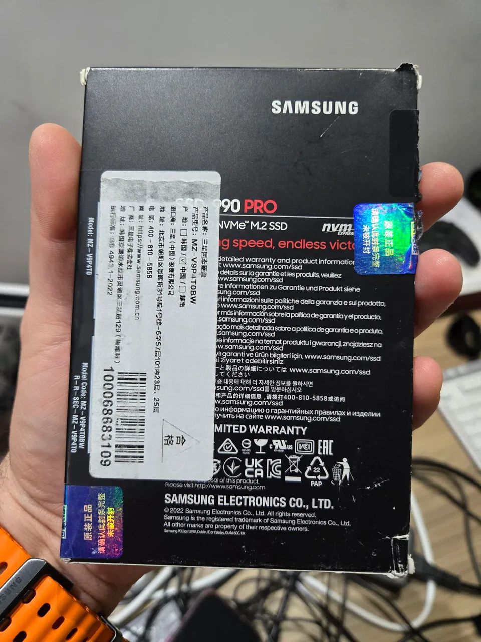 SSD 4tb 990pro Samsung 01 ano e 2 meses ainda na garantia.  - Foto 5