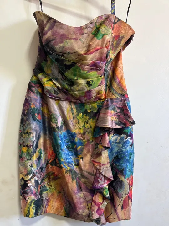 Vestido Floral Estampado seda