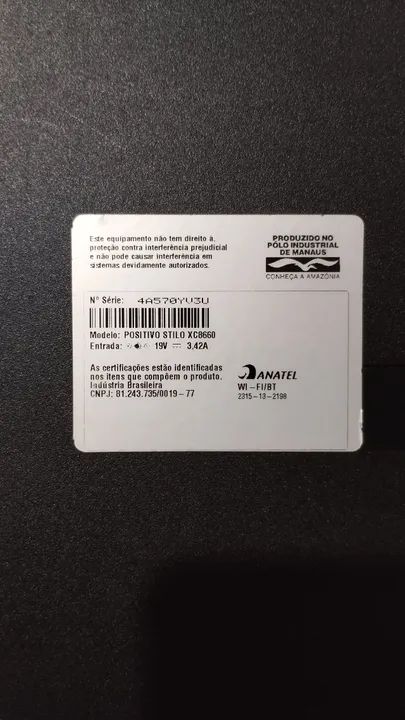 carcaça notebook positivo n140i xc8660 - Foto 5