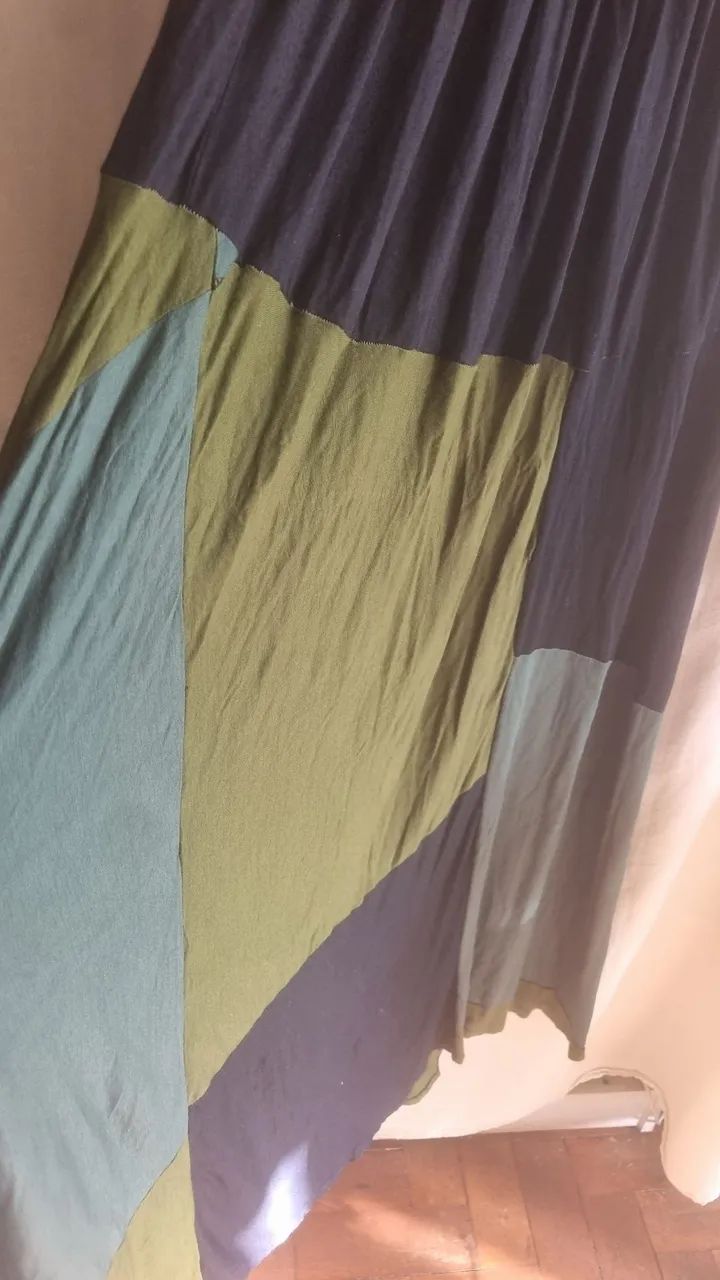 Vestido de malha longo preto G  - Foto 5