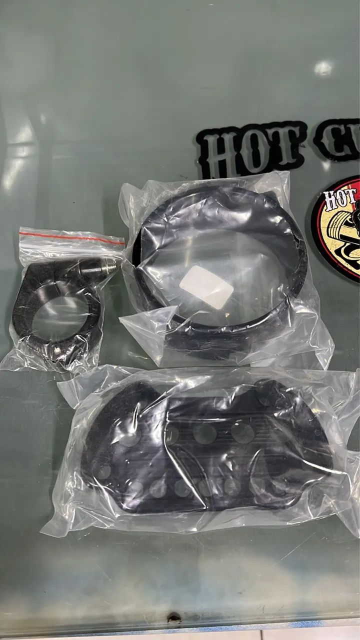 Suporte de Velocímetro Harley Davidson para bengala de 39 mm - Foto 3