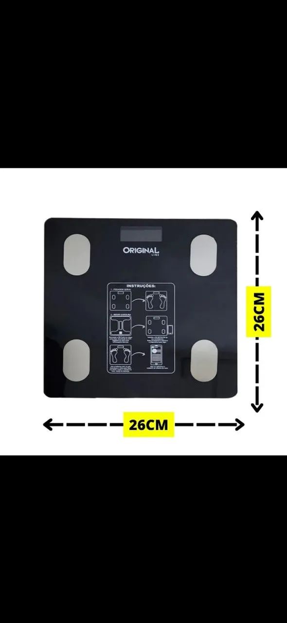 Balança Digital Smart com Monitoramento Corporal - Foto 2
