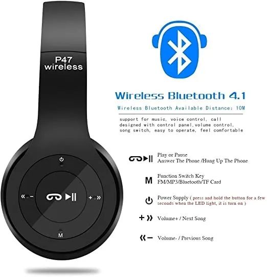 Headphone Corrida Bluetooth P47 Novo - Foto 5