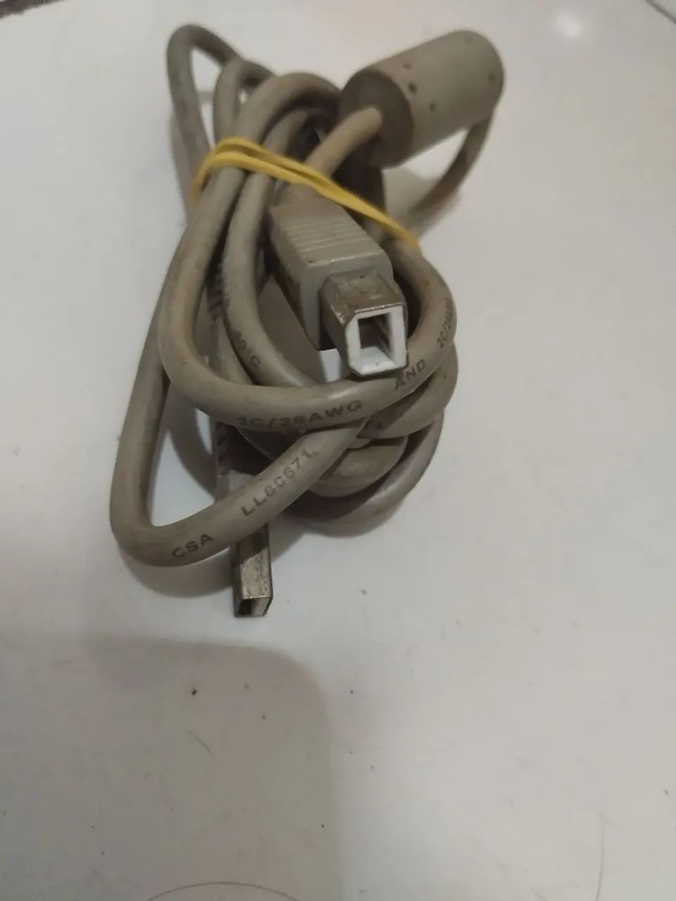 <br>Cabo Usb 2.0 Impressora Multifuncionais Panasonic Cinza (Usado)