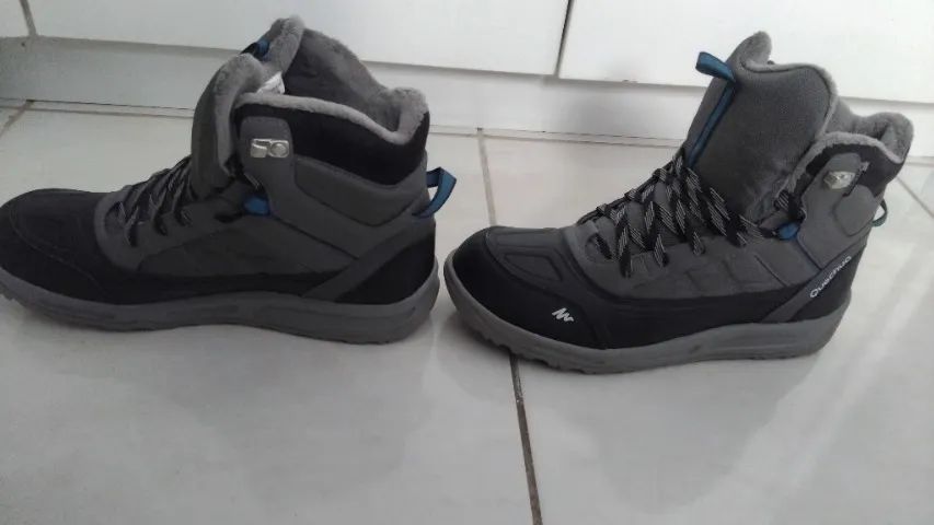 Bota Masculina de Neve Quechua Sh120 - Foto 4