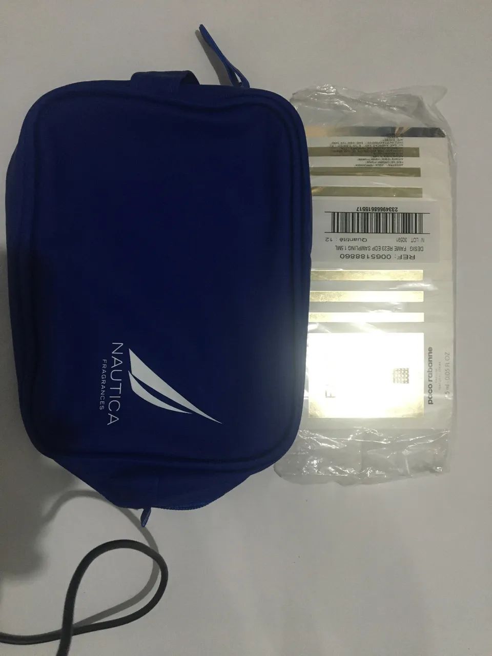 Kit amostras 12 unidade + bolsa náutica 
