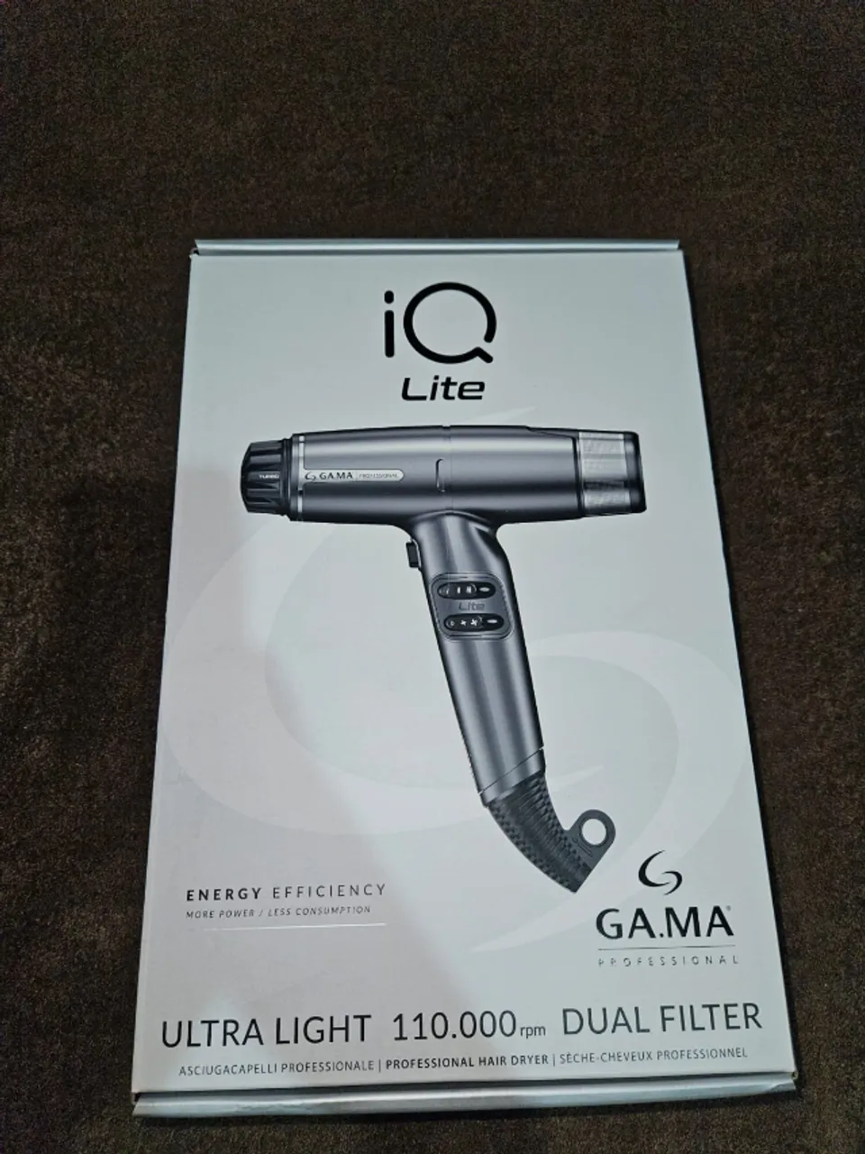 Secador de cabelo GA.MA Italy Professional iQ Lite Silver - 220V