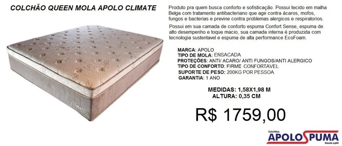 Colchão queen de excelente qualidade e toque macio