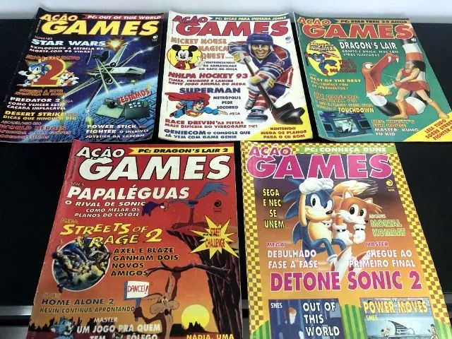 Revista Ação Games - Volumes Raros