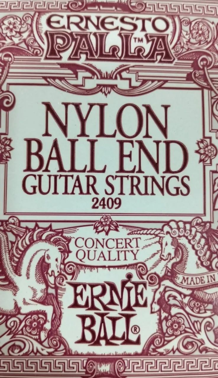 Corda Ernie Ball Ernesto Palla Black And Gold Ball-End para Violão Classico - Foto 5