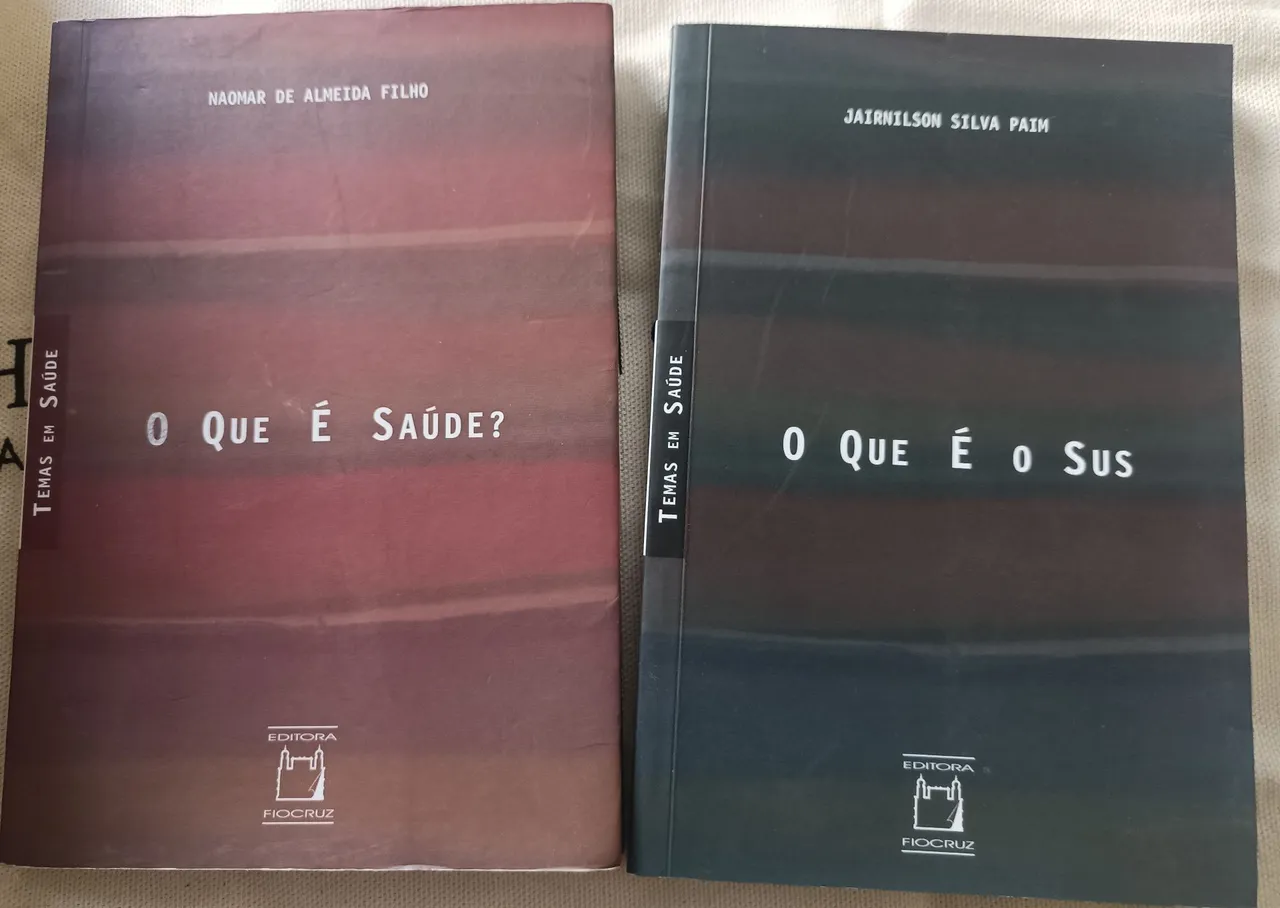 Livros 'O que é Saúde?' e 'O que é o SUS?' - Fiocruz