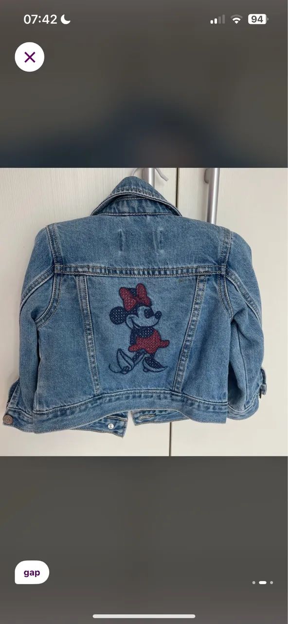 Jaqueta jeans infantil 