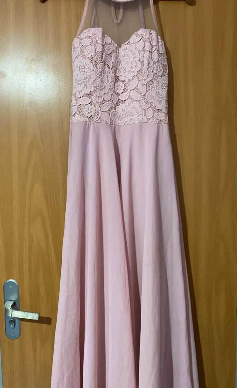 Vestido rosa/ rose longo