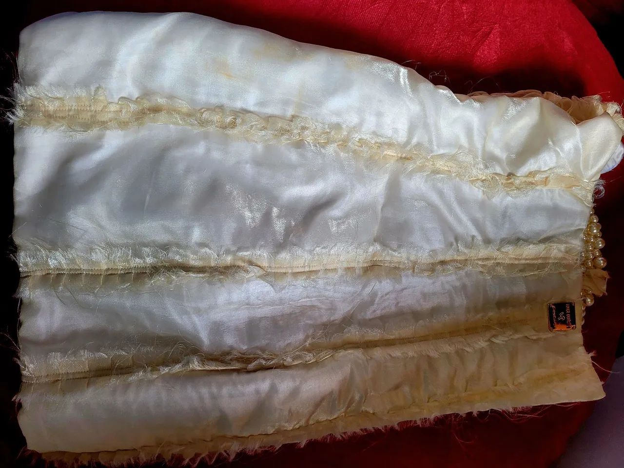 Vestido em pérola tomara que caia, mar a lança perfume, tamanho p, para formatura e festas - Foto 2