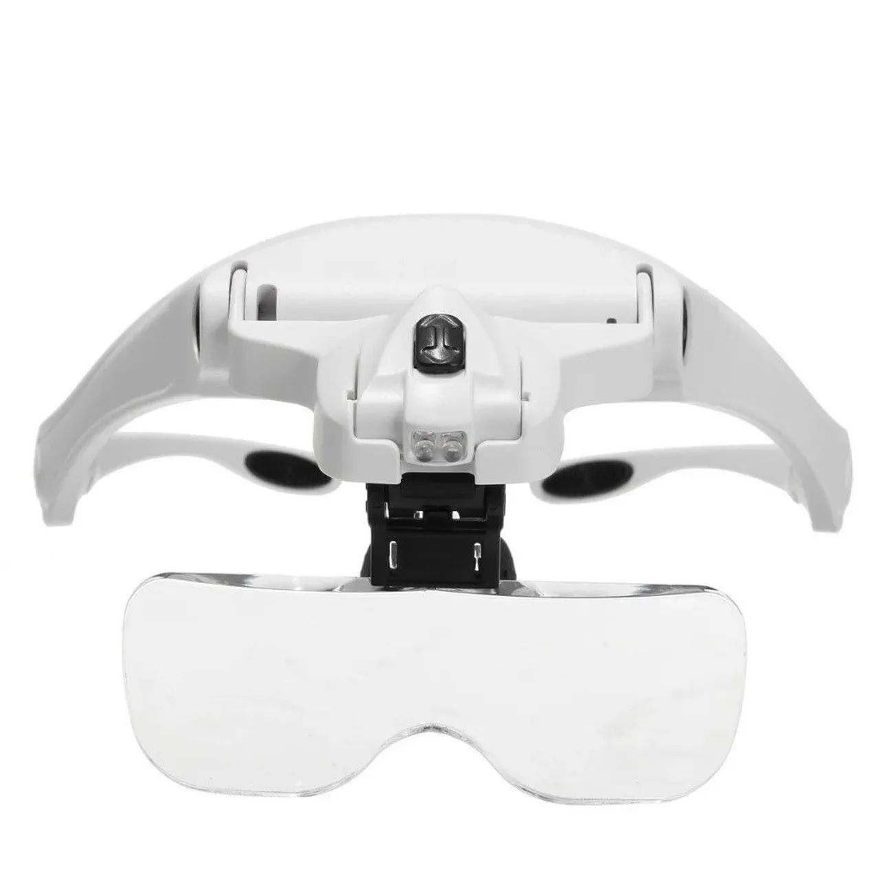 Lupa de Cabeça óculos Profissional com 5 lentes e 2 LEDs recarregáveis - Foto 2